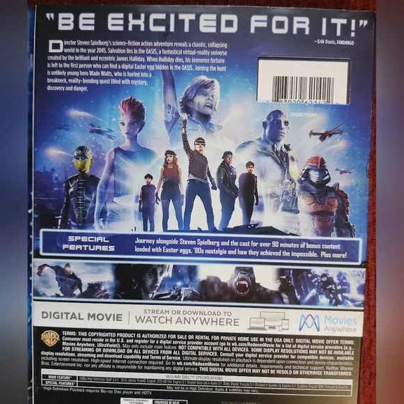 Bundle of "Avatar" and "Ready Player One" Blu-ray Disc Movies - Picture 4 of 5